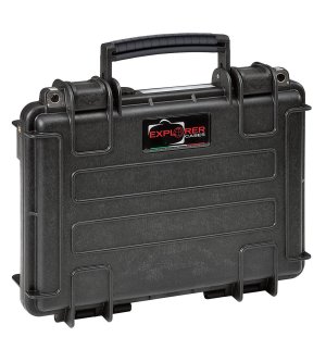 EXPLORER CASE RED3005.B Double Pistol Case Pre-Cubed Foam Black