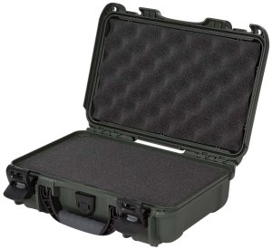 Nanuk 9091006 Olive Waterproof Case with Foam 11.44"x7"x3.68" Interior
