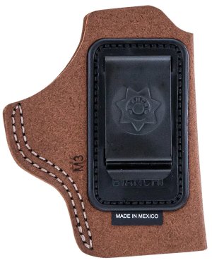 Bianchi Model 6 Left Hand 2" Charter Arms Ultra Lightweight Inside-The-Waistband Holster Rust Suede Tan