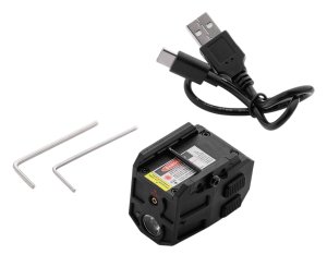 Alliance Consumer Group IPRMLT0003 MYCRO Rail Mount Light Matte Black PA66 Nylon 50/150/300 Lumens Green Laser