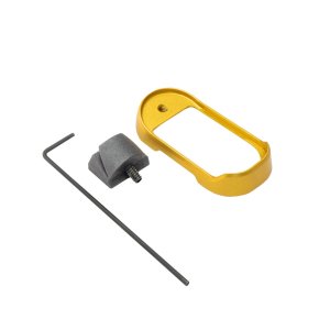 Shield Arms G43X48-MAGWELL-GLD Gold Anodized Magwell for Glock 43X/48