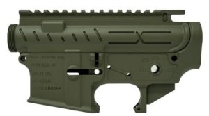 Faxon Firearms AR-15 X-Tra Lite Receiver Set Multi OD Green