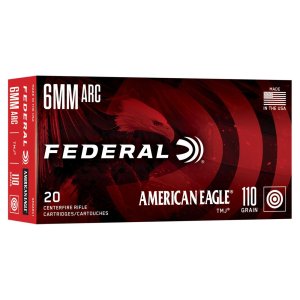 Federal American Eagle 6mm ARC 110gr TMJ 2550 fps 20/ct