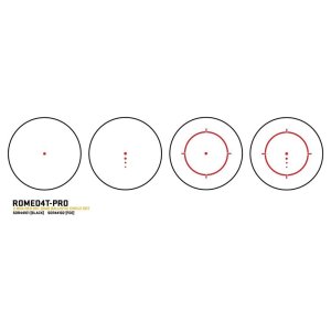 Sig Sauer SOR44101 Romeo 4T Pro 1x20mm Red Dot Sight Matte Black