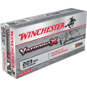 Winchester Varmint X .223 Rem 40 Grain Polymer Tip 3600 fps 20 Rounds