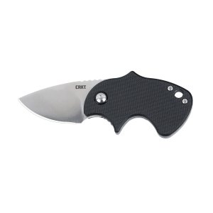 CRKT Orca Compact Folding Knife, 1.79" D2 Blade, Black GRN Handle