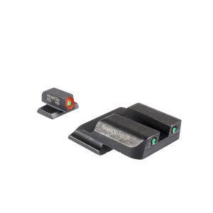 AmeriGlo SW-816 Trooper Tritium Sight Set for S&W M&P Green/Orange