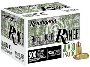 Remington R27779 9mm Luger 115gr FMJ Ammo 500/Box