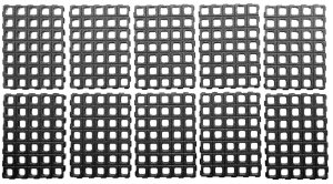 Magpul MAG1501-BLK DAKA Grid Organizer Black Polypropylene