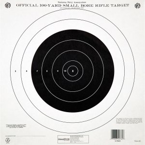 Champion NRA TQ-4P 100 Yard Small Bore Rifle Target 12 Pack Paper 40762