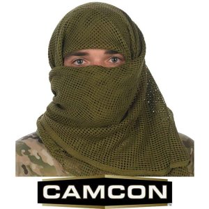 Face Veil OD Camo Face Mask Breathable Lightweight OneSize