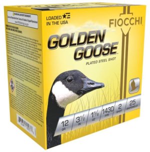 Fiocchi 1235GG2 Golden Goose 12Ga 3.5" 1 5/8oz 2Shot 25/Box