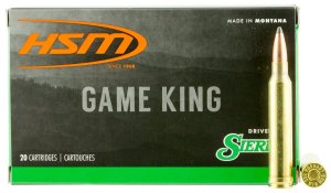 HSM Ammunition Game King 300 Win Mag 180gr Sierra Spitzer SBT