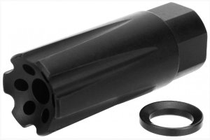 TacFire MZ1020 Linear Compensator Black Nitride Steel 1/2"-28 tpi Threads