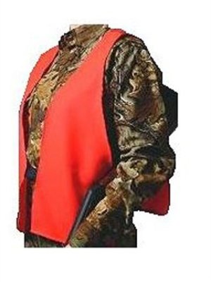 GSM Outdoors Blaze Orange Safety Vest for Hunting Accessories