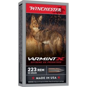 Winchester X223PXP Varmint X 223Rem 55gr Extreme Point Ammo 20/Box