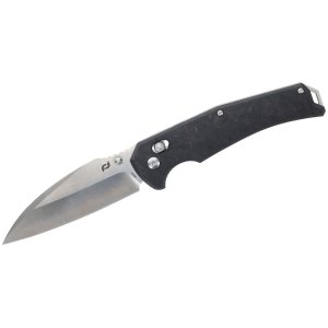 Schrade Radok Folder Knife 3.75 In Black Carbon Fiber Pivot Lock