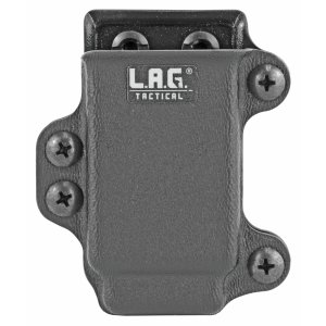 L.A.G. Tactical 34003 Kydex Single Pistol Mag Carrier .45 ACP Black