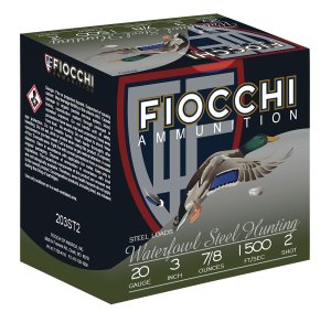 20 Ga Steel-2 7/8 oz 3" 25 Rds Fiocchi Ammo Shotgun