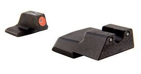 Trijicon HD Night Sight Set: H&K P30, 45C, Orange Front Outline, Green Black Color, Tritium/Paint Material