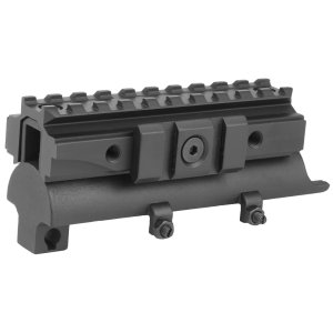 NcSTAR MTSKS 4.80In Black Tri-Rail Receiver Cover SKS Weaver