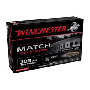 Winchester Match Elite Marksman .308 Win 169gr Sierra MatchKing HPBT Ammo