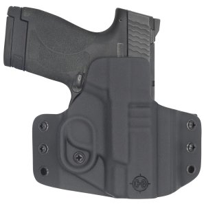 C&G Holsters 0524-100 Covert OWB Kydex Black for S&W M&P Shield 9/40