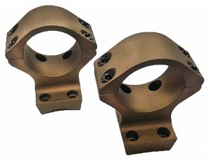 Talley HC740735 Scope Mount/Ring Combo 30mm Medium Burnt Bronze Aluminum