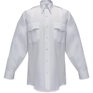 Flying Cross Duro Poplin Long Sleeve Shirt Sewn-In Creases (UPC 400116)