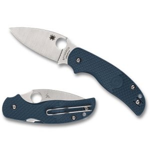 Spyderco C123PCBL Sage 5 Lightweight Cobalt Blue CPM SPY27 Steel