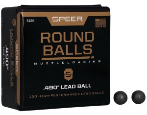 Speer 5139 Lead Balls 50 Caliber 176 Grain 100-Pack