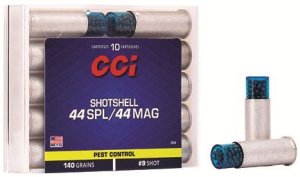 CCI Shotshell 44 Special/44 Rem Mag 140 Grain #9 Shot 10 Rounds