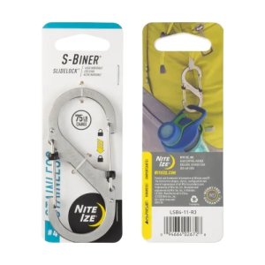 Nite-Ize S-Biner Stainless Steel SlideLock Carabiner Keychain