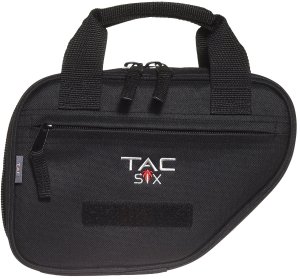 Allen Battalion Single Pistol Case Black Polyester 9"x7" Neoprene
