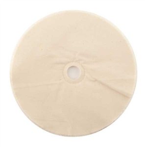 Brownells Loose Muslin Polishing Wheel 8" x 20-Ply 3/4" Arbor