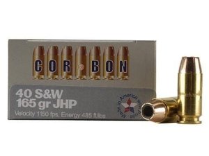 Corbon SD4016520 .40 S&W 165gr JHP Ammo 1150fps 20rd Box
