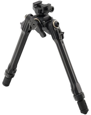 UTG TLUBP01 Bipod 8.5-11 In Black Anodized Aluminum Steel Picatinny
