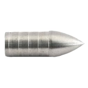 Black Eagle 1152 100gr Glue-In Target Points 12pk Stainless Steel