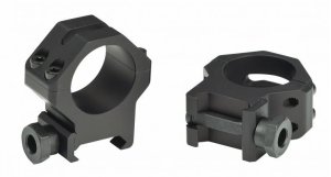 Weaver 99517 Tactical 4-Hole Picatinny Ring Matte Black 30mm High