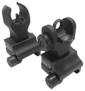 Samson Manufacturing FFSFRSPKG AR-15 Folding Sight Set HK Front A2 Rear