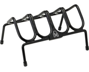 Hornady 95820 Four Gun Pistol Rack Black Metal PVC Coated