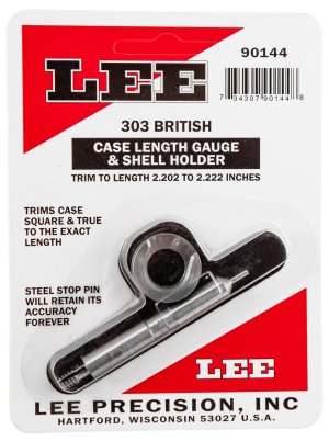 Lee Precision Case Length Gage and Shell Holder .303 British 90144