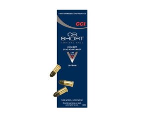 CCI 0026 22 Short 29 Grain Lead Round Nose 100 Rounds Box