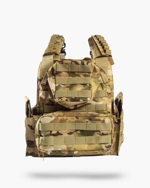 10 Ring Sheppard-MC Multicam Plate Carrier MOLLE Adjustable