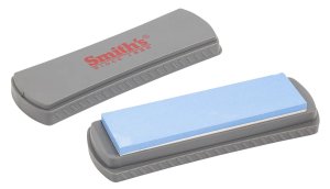 SMITHS 6 in Dual Grit Fine Whetstone Sharpens & Polishes Edge