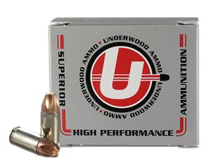 Underwood Ammo Xtreme Defender 9mm Luger +P+ 90Gr Solid 20rd