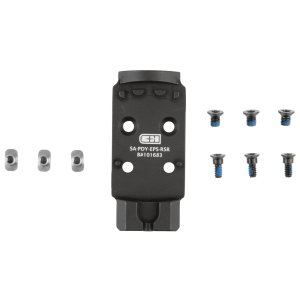 C&H Precision AOS-EPS-RSR V4 Optic Mount Plate, Black, Springfield Prodigy