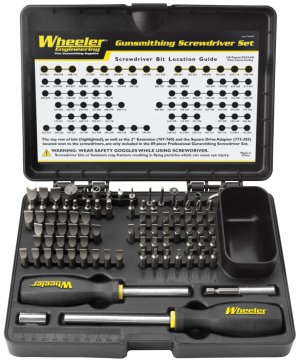 Wheeler Professional Gunsmithing 89-Piece Screwdriver Set 4001008