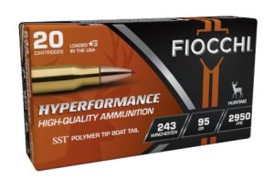 Fiocchi 243HSB Hyperformance 243Win 95gr SST 20rd Box