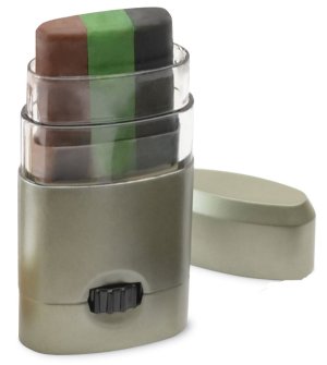 HME 3 Color Camo Face Paint Stick - Mess Free Application